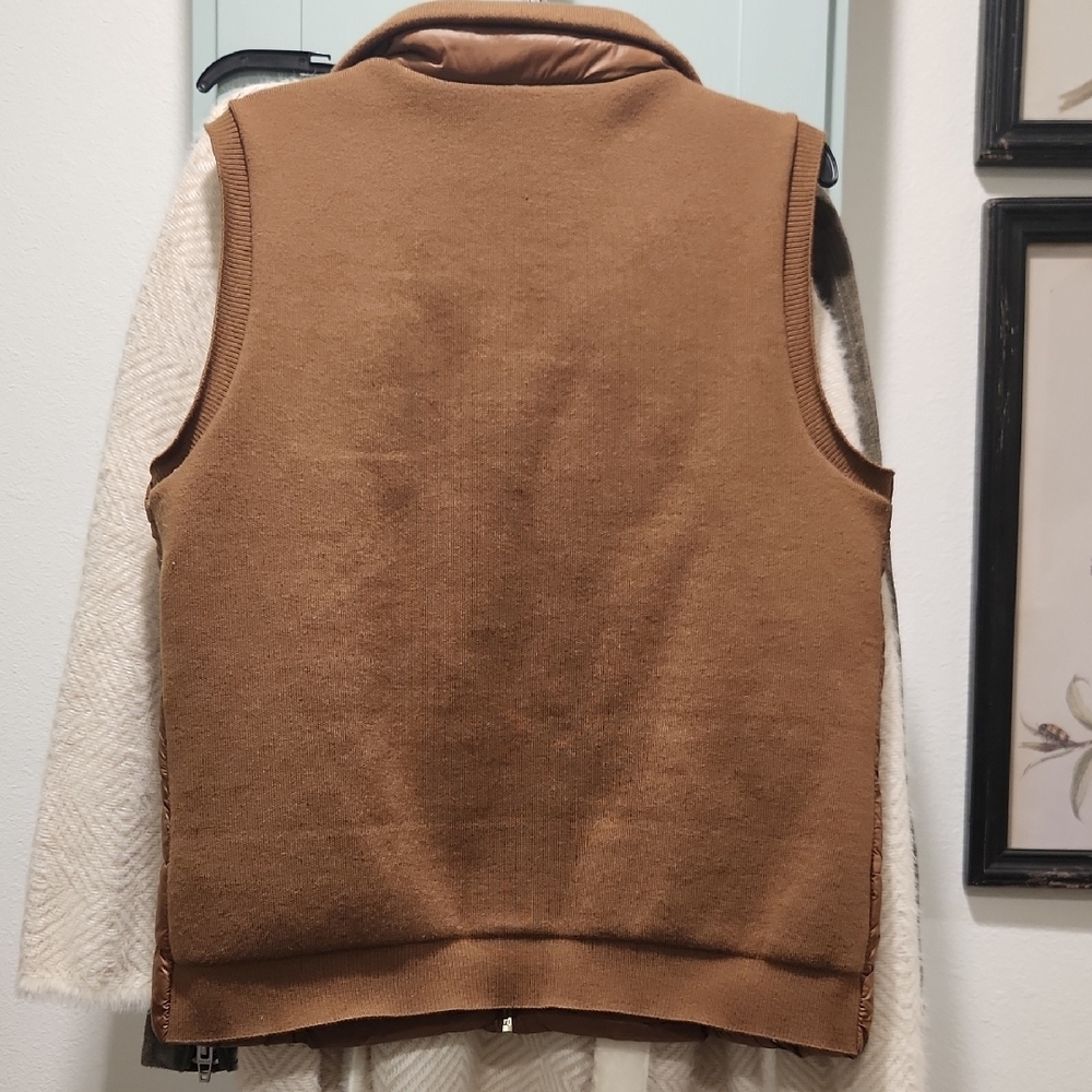 Calvin Klein Brown Puffer Vest - Picture 2 of 3